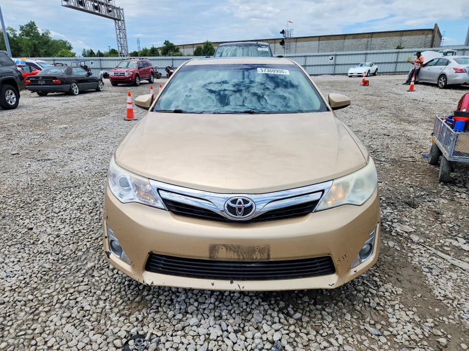 2012 Toyota Camry VIN 4T1BK1FK2CU007235 COPART salvage auction — HAIL, Oh - Cert Of Title-Salvage, sold $3,200 on 2026-07-02 (photo 5)