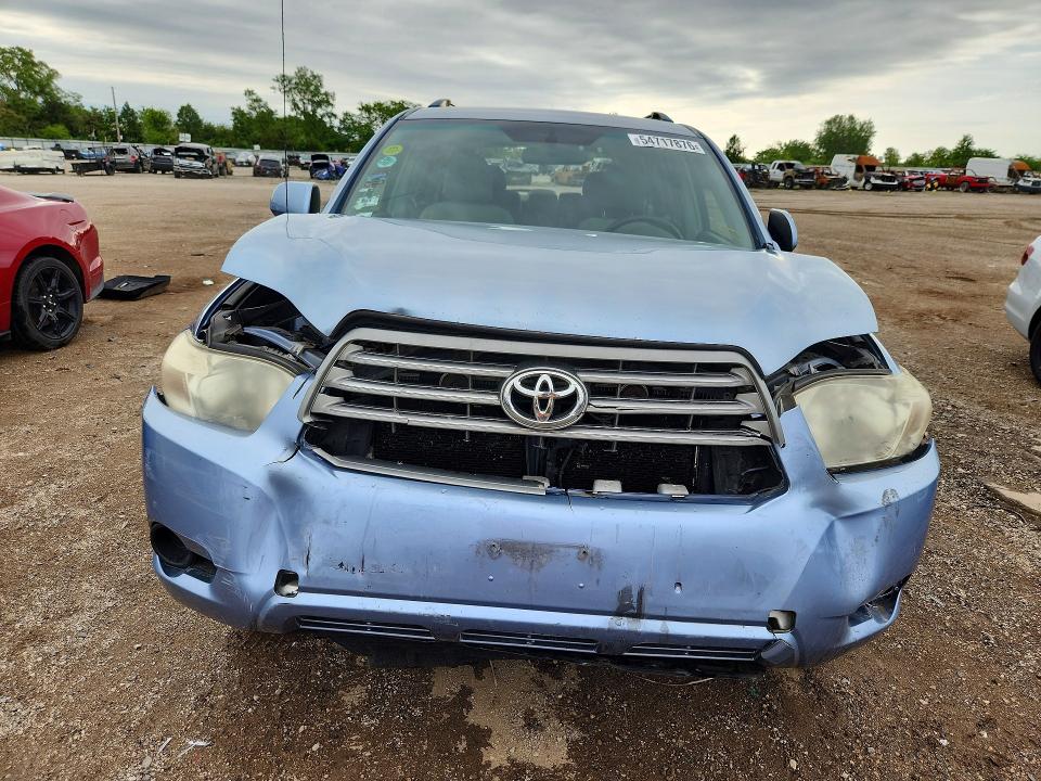 2010 Toyota Highlander VIN JTEZA3EH5A2011646 COPART salvage auction — REAR END, Il - Salvage Certificate, sold $300 on 2026-07-21 (photo 5)