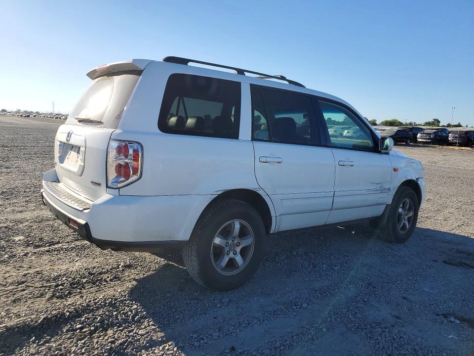 2008 Honda Pilot VIN 5FNYF18688B000390 COPART salvage auction — FRONT END, CA - SALVAGE CERTIFICATE, sold $650 on 2026-07-02 (photo 3)