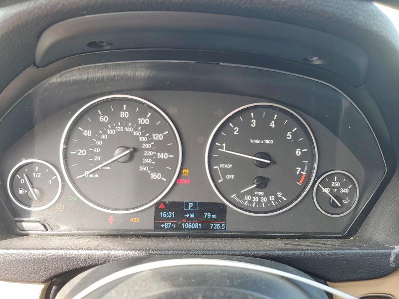 2018 BMW 3er VIN WBA8A9C5XJAD27917 COPART salvage auction — FRONT END, Salvage Title, sold $2,150 on 2026-07-28 (photo 9)
