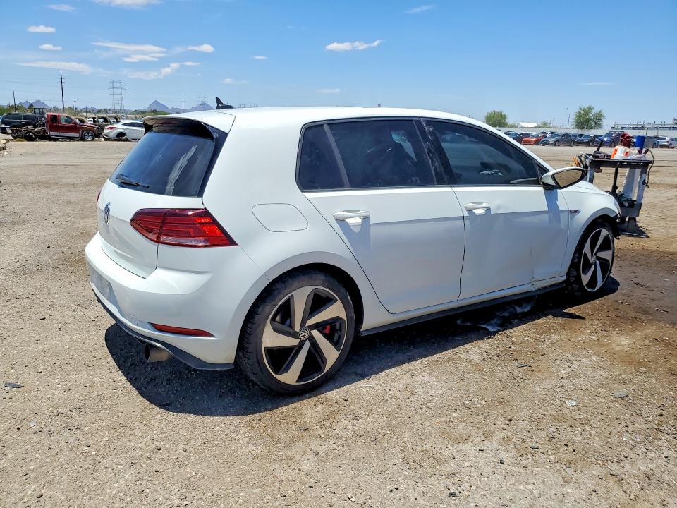 2018 Volkswagen Gti VIN 3VW547AU8JM253809 COPART salvage auction — UNDERCARRIAGE, Az - Cert Of Title - Salvage, sold $7,200 on 2026-07-10 (photo 3)