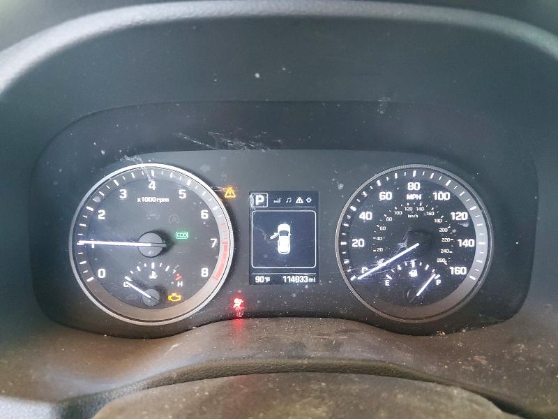 2017 Hyundai Tucson VIN KM8J33A47HU330989 COPART salvage auction — FRONT END, Az - Cert Of Title - Salvage, sold $1,300 on 2026-07-09 (photo 9)
