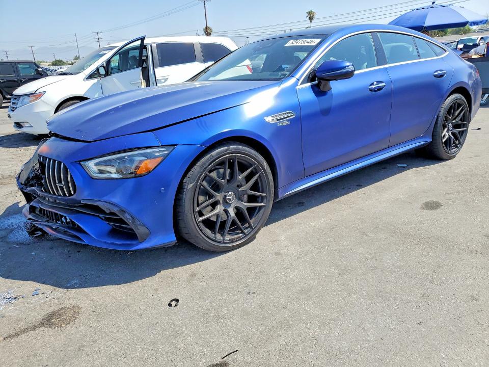 2020 Mercedes-benz AMG GT VIN WDD7X6BB4LA014015 COPART salvage auction — FRONT END, Ca - Salvage Certificate, sold $22,900 on 2026-08-06 (photo 1)