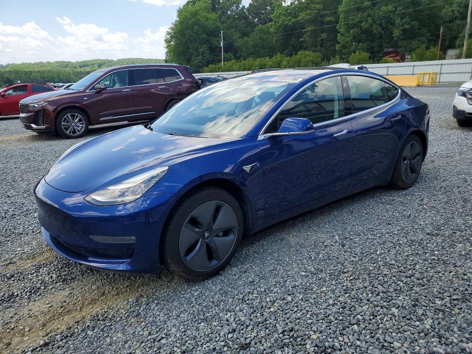 2019 Tesla Model 3 VIN 5YJ3E1EA0KF427088 COPART salvage auction — REAR END, Nc - Salvage Certificate Of Title, sold $6,300 on 2026-07-30 (photo 1)