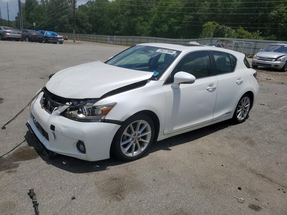 2012 Lexus Ct VIN JTHKD5BH8C2082712 COPART salvage auction — FRONT END, Ga - Cert Of Title-Salvage, sold $3,200 on 2026-07-20 (photo 1)