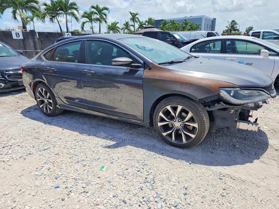 2015 Chrysler 200 VIN 1C3CCCCG8FN520073 COPART salvage auction — FRONT END, VA - CERTIFICATE OF TITLE, sold $275 on 2026-07-22 (photo 4)