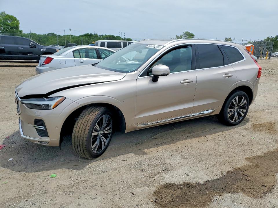 2023 Volvo Xc60 VIN YV4L12RAXP1274017 COPART salvage auction — SIDE, Md - Cert Of Salvage < 75% Damage, sold $15,400 on 2026-07-28 (photo 1)