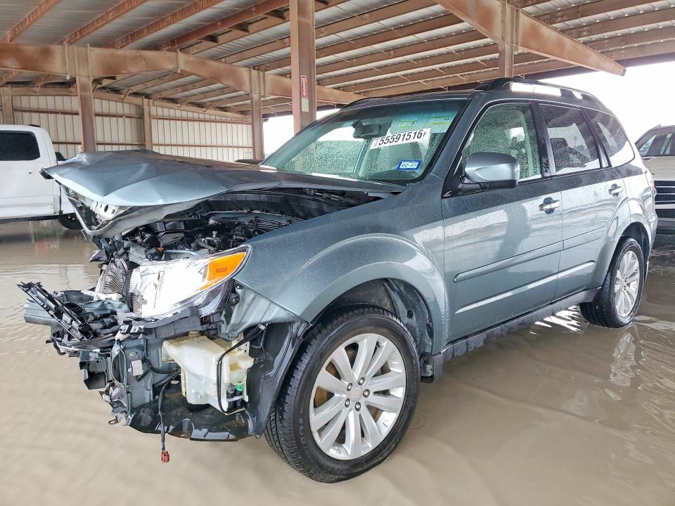 2012 Subaru Forester VIN JF2SHBEC7CH415579 COPART salvage auction — FRONT END, Tx - Salvage Vehicle Title, sold $750 on 2026-07-10 (photo 1)