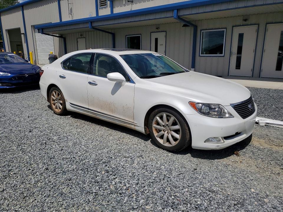 2009 Lexus Ls VIN JTHBL46F195091278 COPART salvage auction — SIDE, Nc - Salvage Certificate Of Title, sold $975 on 2026-07-23 (photo 4)