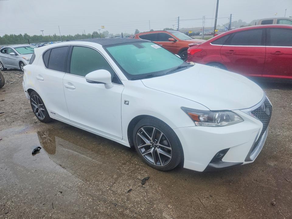 2016 Lexus Ct 200 VIN JTHKD5BH9G2264263 COPART salvage auction — REAR END, IN - BILL OF SALE - PARTS ONLY, sold $6,500 on 2026-07-10 (photo 4)