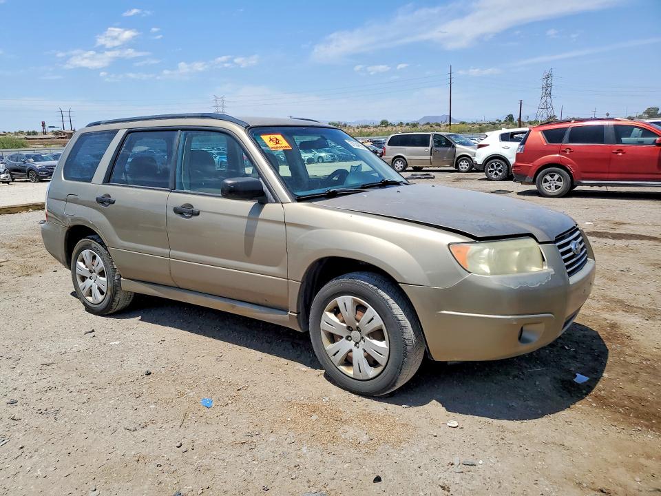 2008 Subaru Forester VIN JF1SG63628H710432 COPART salvage auction — FRONT END, Az - Cert Of Title - Salvage, sold $350 on 2026-07-06 (photo 4)