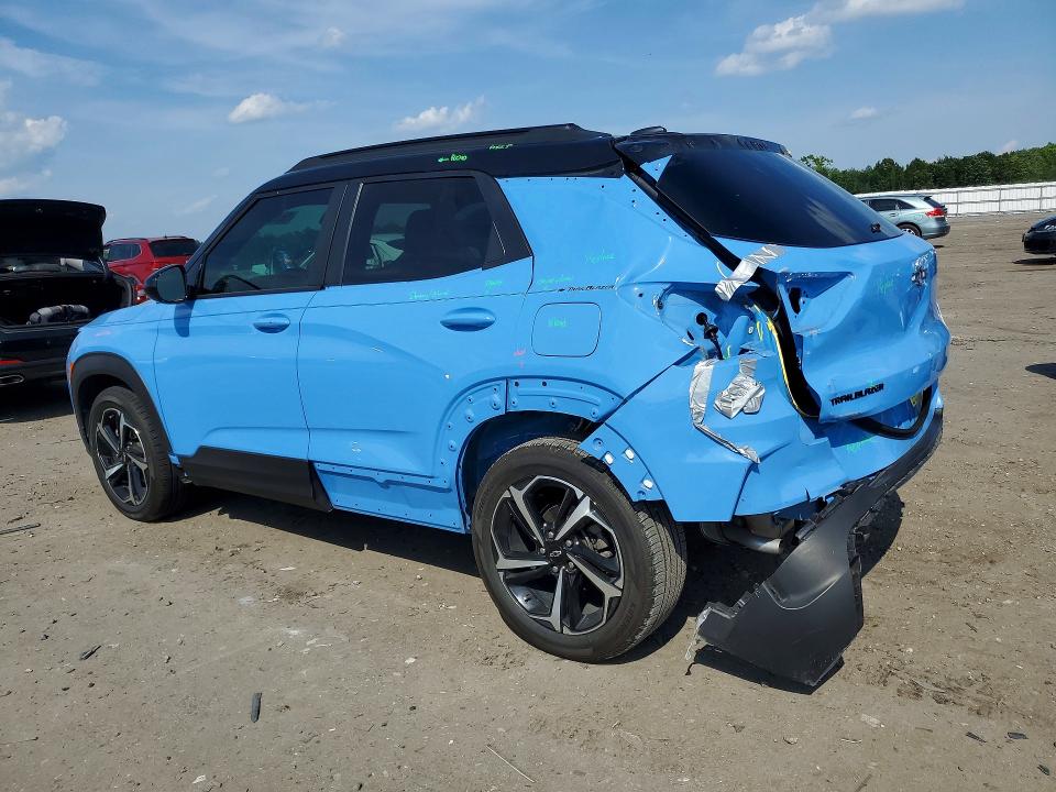 2023 Chevrolet Trailblazer VIN KL79MTSL2PB212916 COPART salvage auction — REAR END, Va - Cert Of Title - Salvage, sold $200 on 2026-07-29 (photo 2)