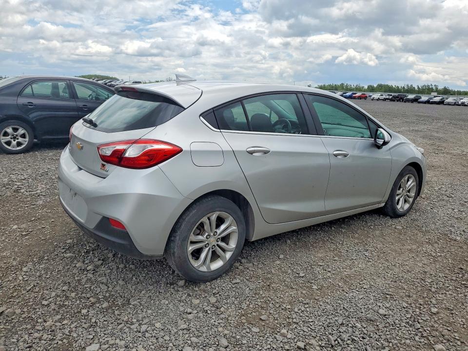 2019 Chevrolet Cruze VIN 3G1BE6SM5KS530112 COPART salvage auction — WATER/FLOOD, ON - PERMIT IRREPAIRABLE, sold $1,650 on 2026-07-02 (photo 3)