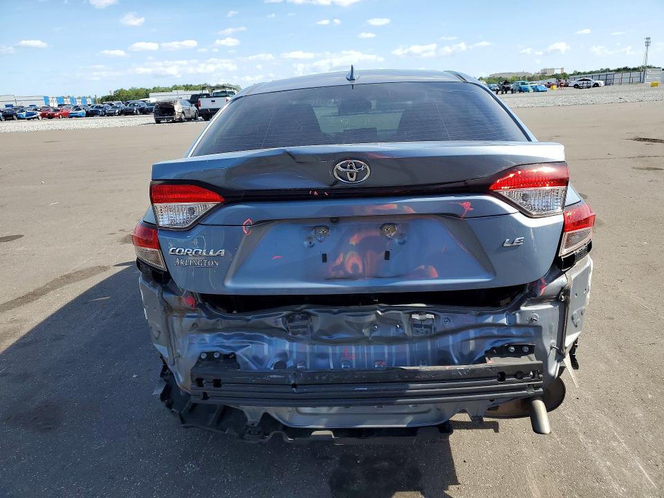 2020 Toyota Corolla VIN JTDEPRAE5LJ050259 COPART salvage auction — REAR END, Fl - Cert Of Title Slvg Rebuildable, sold $5,000 on 2026-07-13 (photo 6)