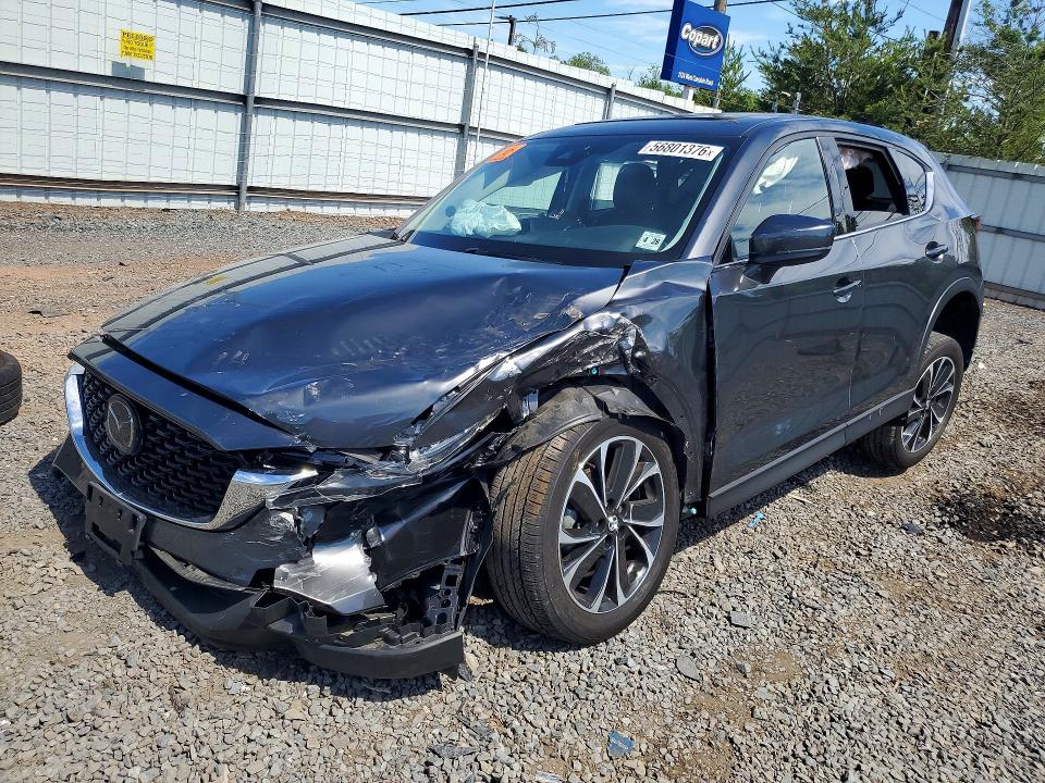 2023 Mazda Cx-5 VIN JM3KFBDM5P0198544 COPART salvage auction — FRONT END, Nj - Cert Of Title-Salvage, sold $1,750 on 2026-07-28 (photo 1)