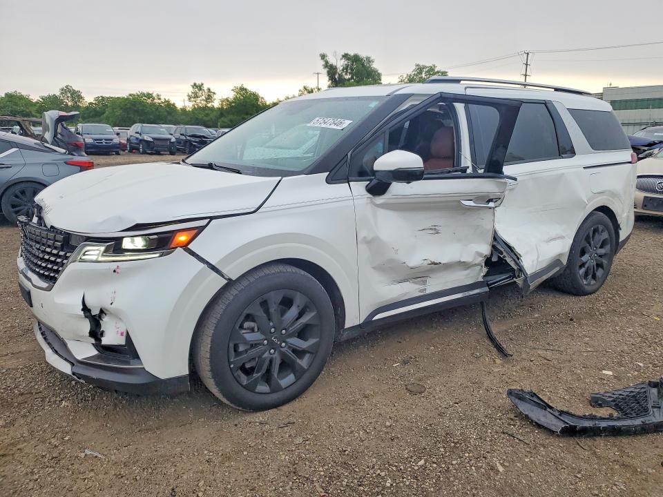 2024 Kia Carnival VIN KNDNE5H3XR6337417 COPART salvage auction — SIDE, Il - Salvage Certificate, sold $375 on 2026-07-29 (photo 1)