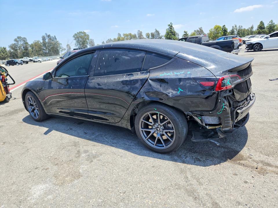 2023 Tesla Model 3 VIN 5YJ3E1EB9PF655154 COPART salvage auction — REAR END, CA - SALVAGE CERTIFICATE, sold $7,700 on 2026-07-28 (photo 2)