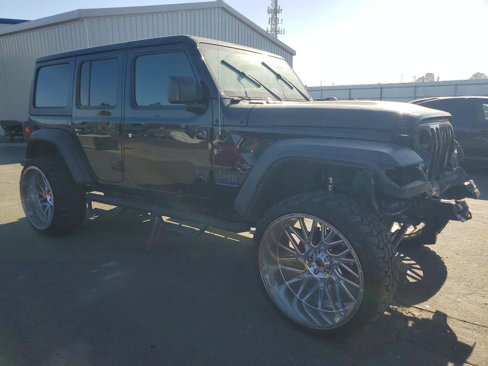 2023 Jeep Wrangler / VIN 1C4JJXN64PW652487 COPART salvage auction — FRONT END, Ca - Salvage Certificate, sold $12,800 on 2026-07-09 (photo 4)