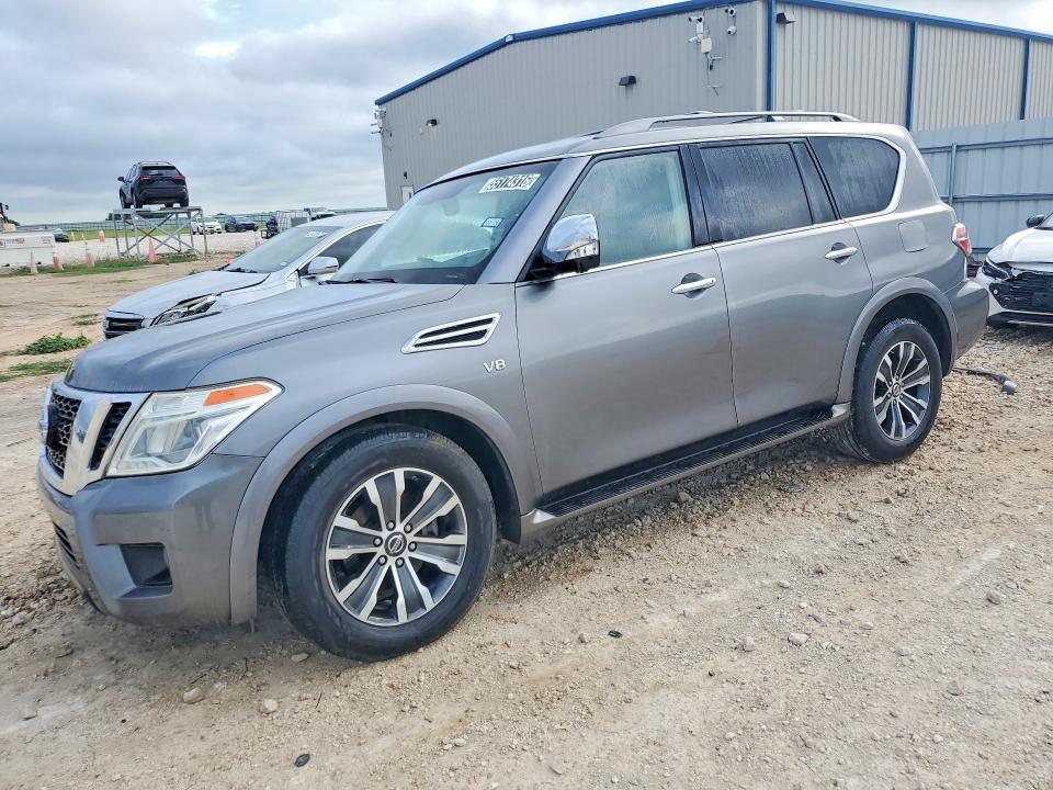 2017 Nissan Armada VIN JN8AY2ND5H9004450 COPART salvage auction — FRONT END, Tx - Certificate Of Title, sold $1,150 on 2026-07-07 (photo 1)