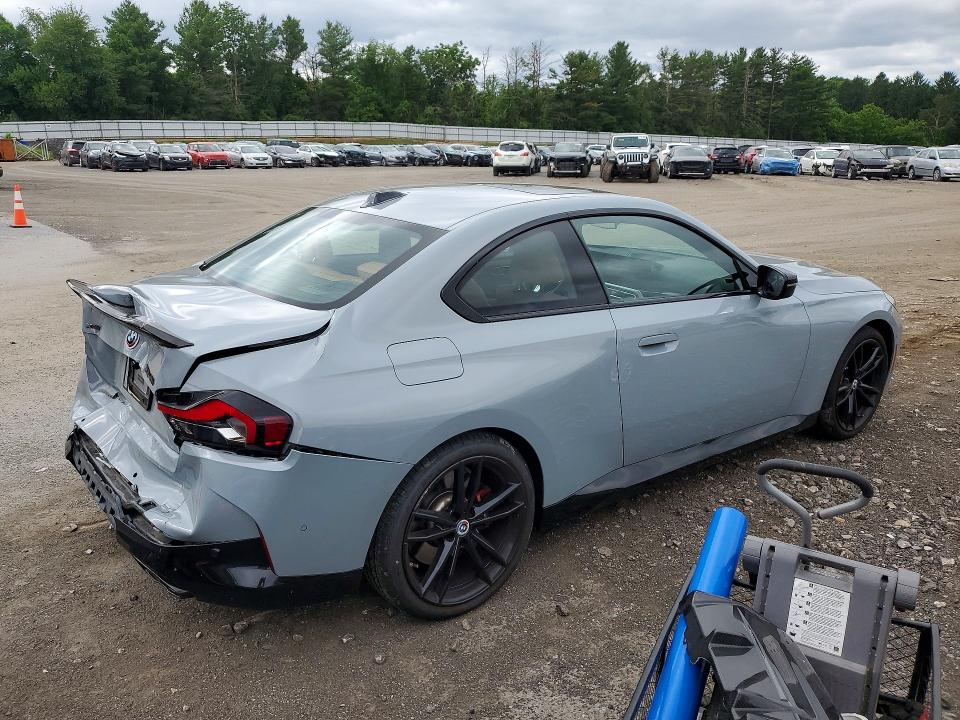 2023 BMW M2 VIN 3MW53CM06P8D56250 COPART salvage auction — Rear End, S1 - Salvage Title, sold $21,700 on 2026-08-17 (photo 3)