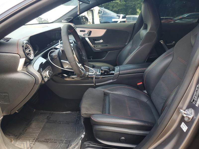 2020 Mercedes-benz Cla-klasse amg VIN W1K5J5BB5LN116791 COPART salvage auction — FRONT END, Ga - Rebuilt With Theft History, sold $11,300 on 2026-08-11 (photo 7)