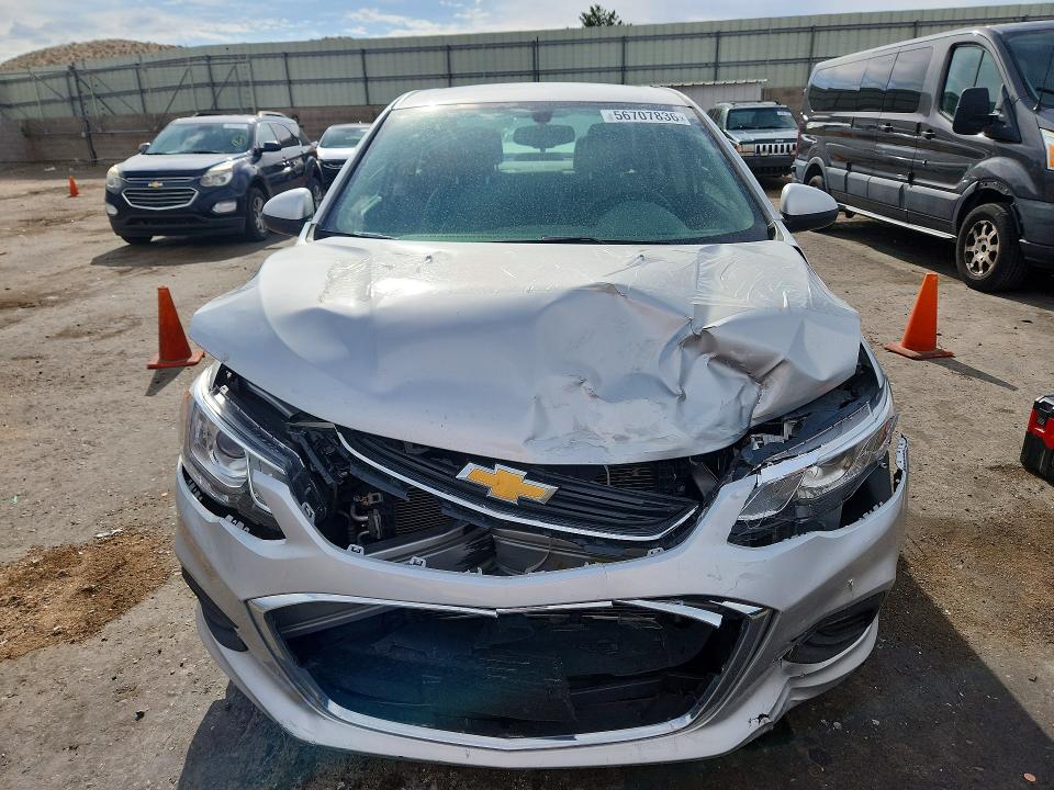 2017 Chevrolet SONIC VIN 1G1JB5SG1H4146877 COPART salvage auction — FRONT END, NM - CERT OF TITLE-SALVAGE (P), sold $1,150 on 2026-07-09 (photo 5)