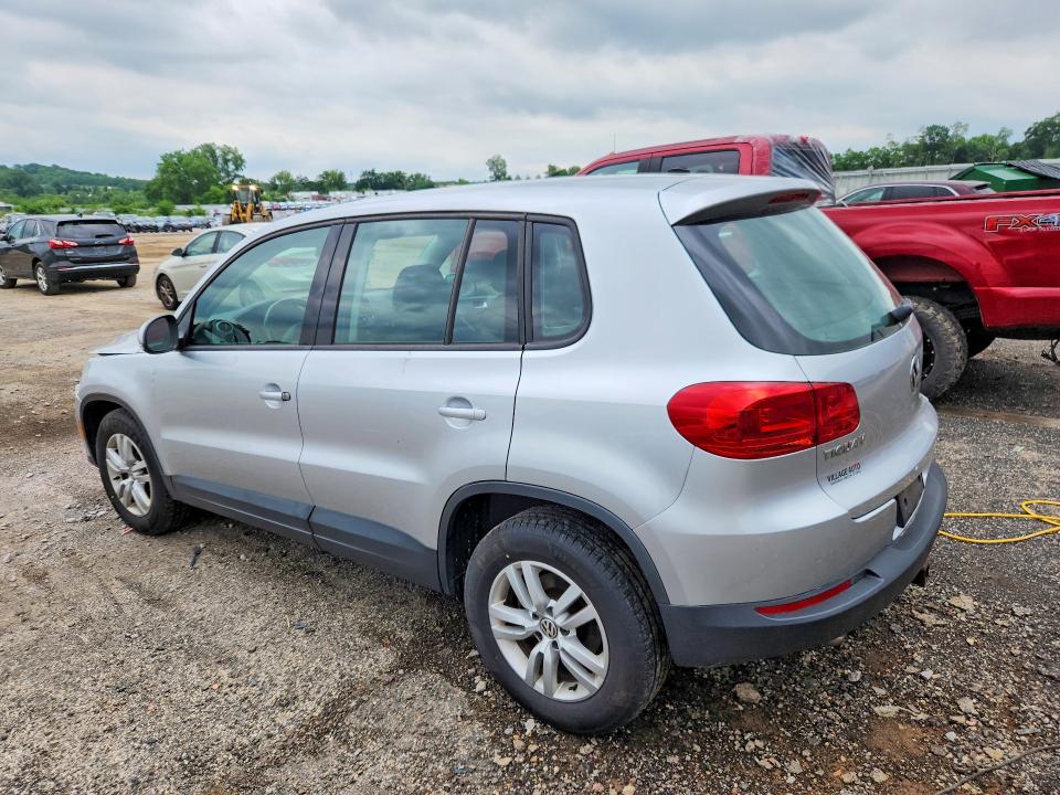 2014 Volkswagen Tiguan VIN WVGBV3AX7EW534572 COPART salvage auction — FRONT END, Wi - Junked Vehicle Bill Of Sale, sold $700 on 2026-07-07 (photo 2)