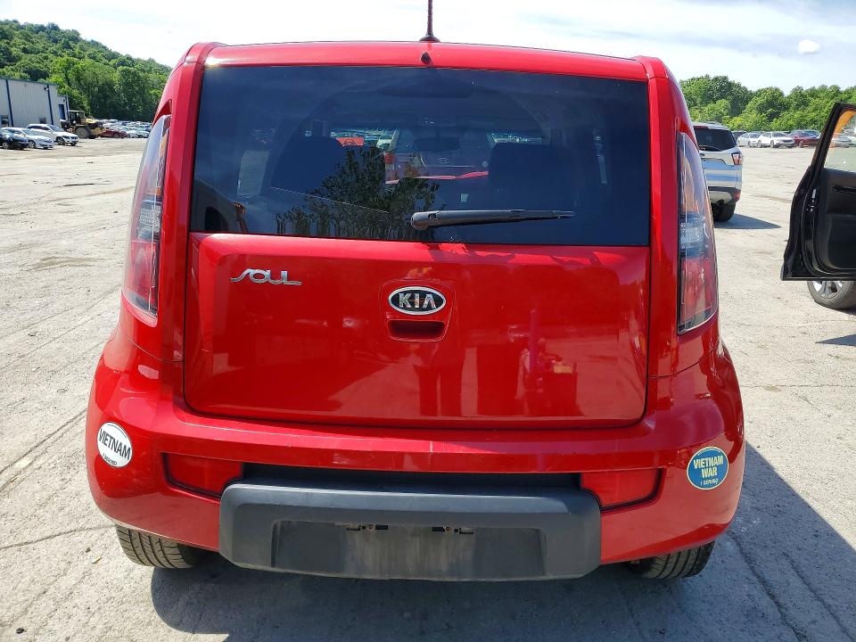 2011 Kia Soul VIN KNDJT2A23B7215146 COPART salvage auction — FRONT END, Pa - Certificate Of Salvage, sold $100 on 2026-07-23 (photo 6)