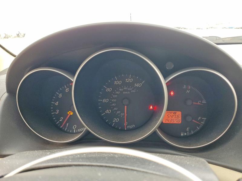 2005 Mazda 3 VIN JM1BK12F451268884 COPART salvage auction — FRONT END, Ca - Salvage Certificate, sold $300 on 2026-07-02 (photo 9)