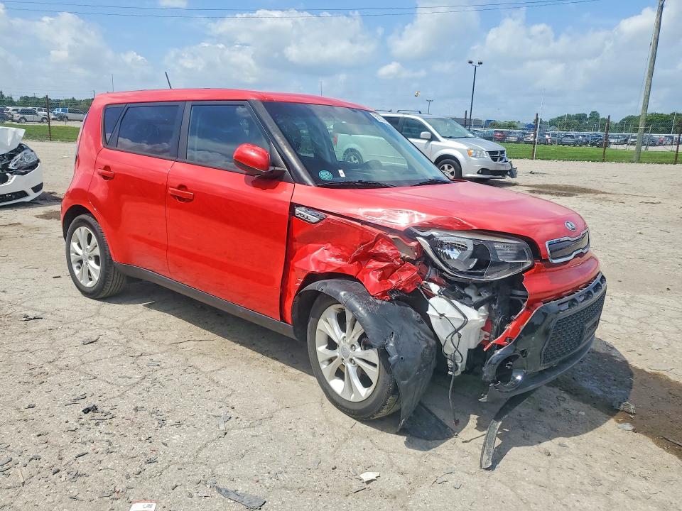2016 Kia Soul VIN KNDJP3A53G7841243 COPART salvage auction — FRONT END, In - Cert Of Title-Salvage Title, sold $200 on 2026-07-21 (photo 4)