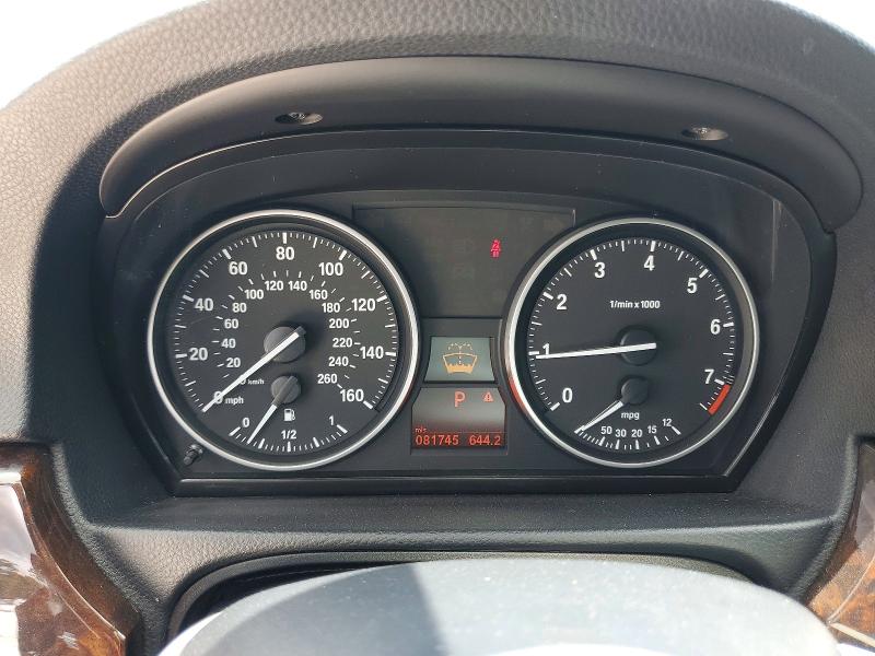 2008 BMW 3er VIN WBAVA33538KX85395 COPART salvage auction — SIDE, Tx - Certificate Of Title, sold $350 on 2026-07-24 (photo 9)