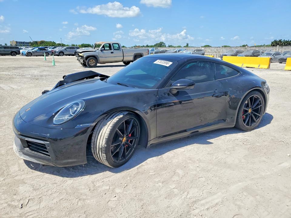 2024 Porsche VIN WP0AB2A91RS279399 COPART salvage auction — FRONT END, Fl - Cert Of Title Slvg Rebuildable, sold $75,500 on 2026-08-19 (photo 1)