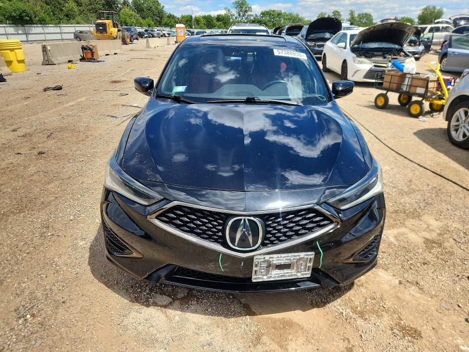 2022 Acura Ilx VIN 19UDE2F87NA001161 COPART salvage auction — VANDALISM, Il - Salvage Certificate, sold $11,200 on 2026-07-16 (photo 5)