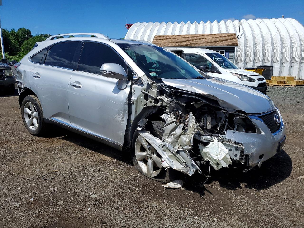 2012 Lexus RX 350 VIN 2T2BK1BA1CC129983 COPART salvage auction — Front End, MA - CERTIFICATE OF TITLE, sold $2,600 on 2026-07-09 (photo 4)