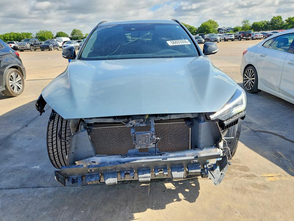2022 Infiniti Qx55 VIN 3PCAJ5K36NF102725 COPART salvage auction — FRONT END, Tx - Salvage Vehicle Title, sold $3,600 on 2026-07-27 (photo 5)