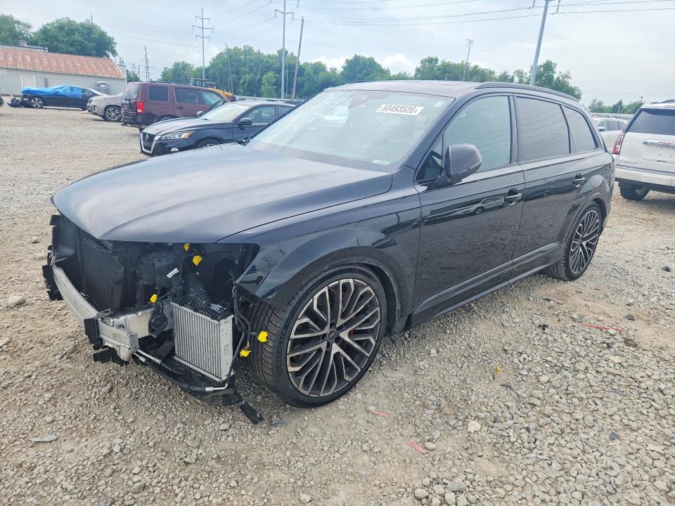 2025 Audi Sq7 VIN WA1VWBF70SD029895 COPART salvage auction — SIDE, OH - CERT OF TITLE-SALVAGE, sold $4,300 on 2026-07-24 (photo 1)
