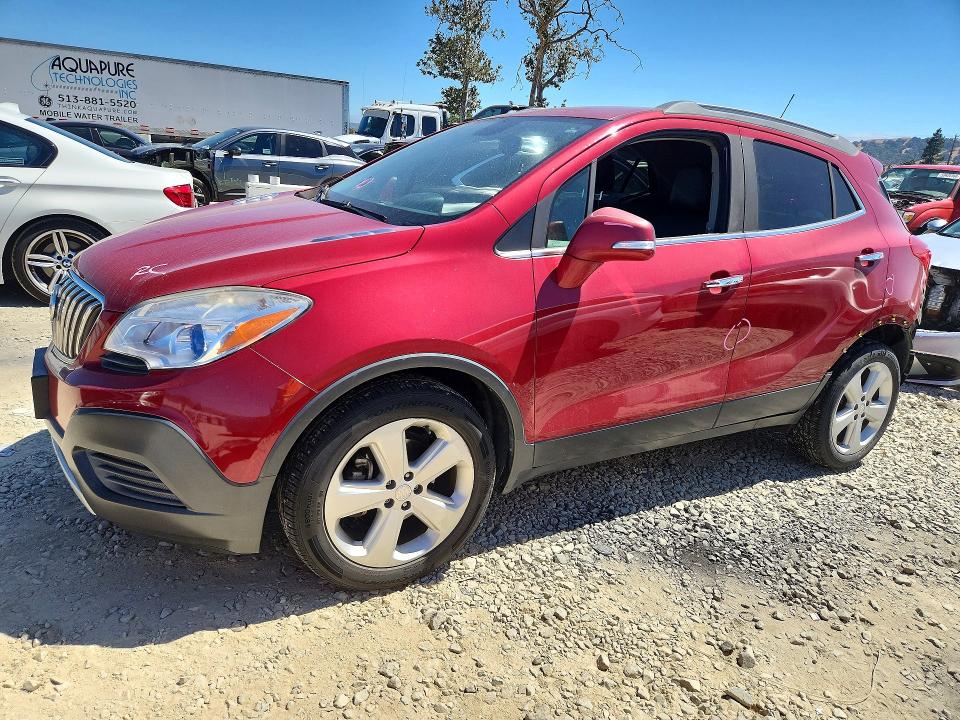 2016 Buick Encore VIN KL4CJASB1GB697699 COPART salvage auction — REAR END, Ca - Salvage Certificate, sold $1,550 on 2026-07-14 (photo 1)