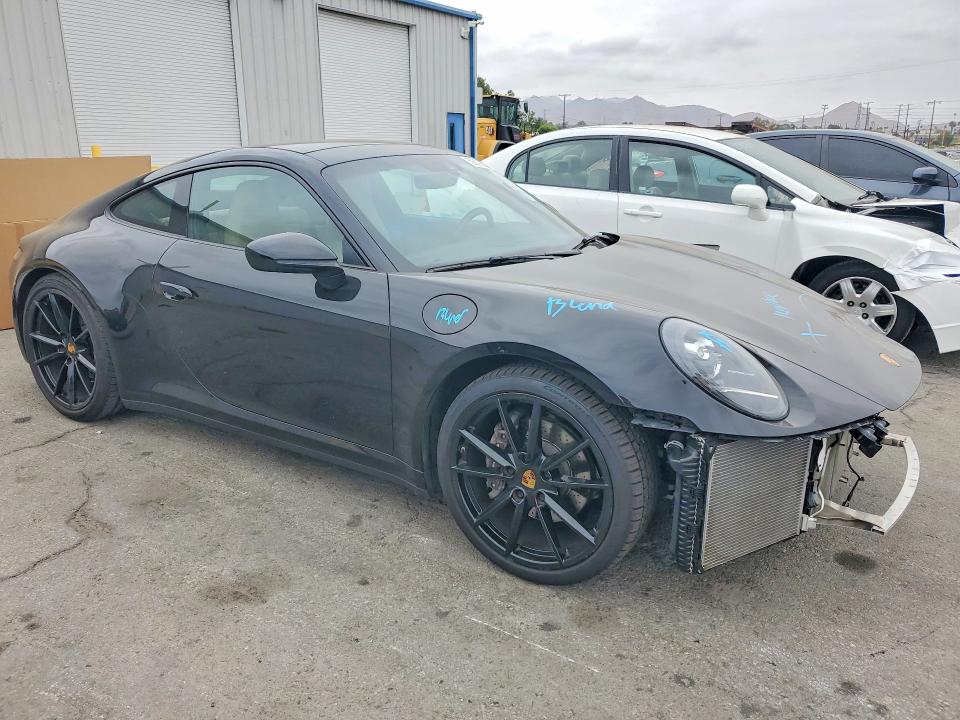 2020 Porsche 911 VIN WP0AA2A93LS205511 COPART salvage auction — FRONT END, Ca - Salvage Certificate, sold $68,000 on 2026-08-10 (photo 4)