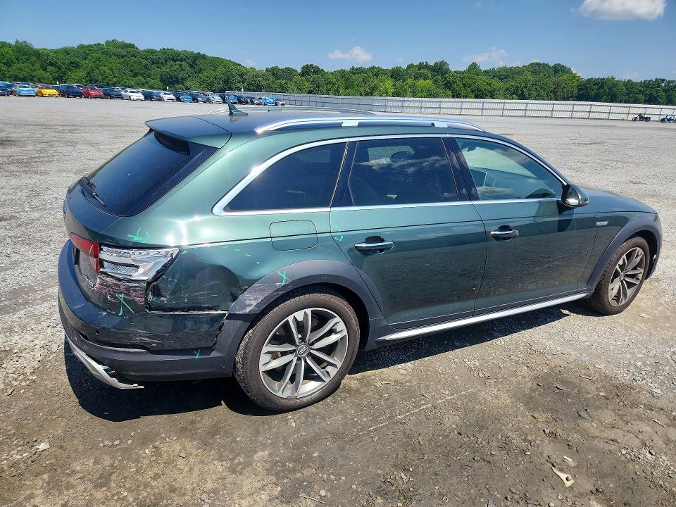 2017 Audi A4 allroad VIN WA18NAF44HA061792 COPART salvage auction — REAR END, Nc - Salvage Certificate Of Title, sold $175 on 2026-07-22 (photo 3)