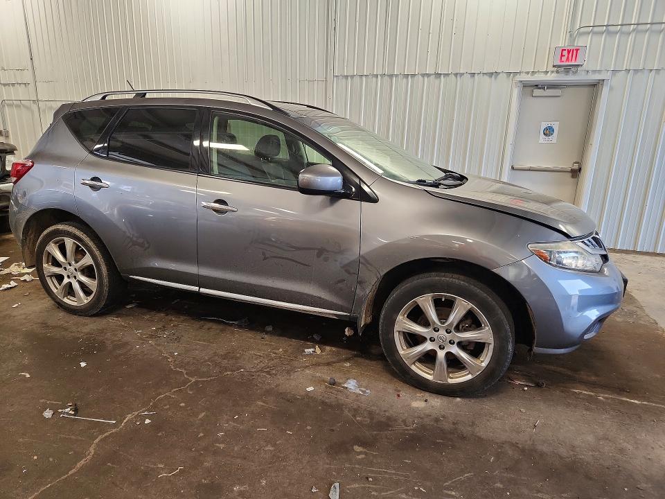 2014 Nissan Murano VIN JN8AZ1MW7EW504889 COPART salvage auction — MINOR DENT/SCRATCHES, Nd - Salvage Previously Branded, sold $625 on 2026-07-02 (photo 4)
