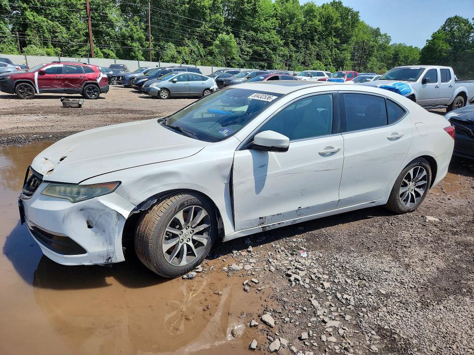 2015 Acura Tlx VIN 19UUB1F56FA004627 COPART salvage auction — FRONT END, Pa - Certificate Of Salvage, sold $750 on 2026-08-03 (photo 1)