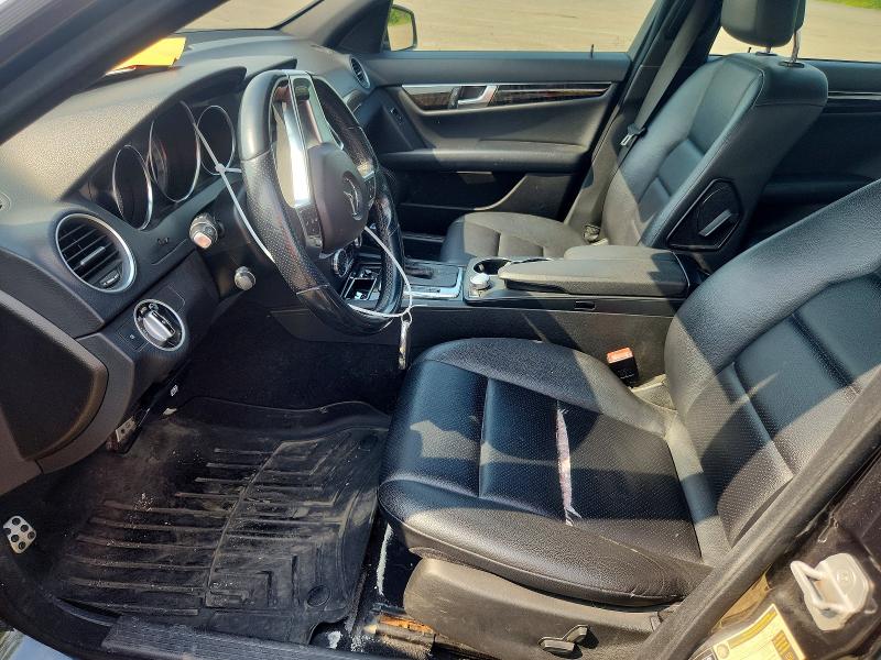 2013 Mercedes-benz C-klasse VIN WDDGF8JB5DA797802 COPART salvage auction — FRONT END, Qc - Gravement Accidente, sold $575 on 2026-07-28 (photo 7)