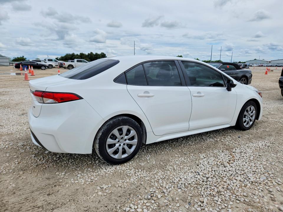 2022 Toyota Corolla VIN JTDEPMAE3N3021482 COPART salvage auction — FRONT END, TX - SALVAGE VEHICLE TITLE (P), sold $90 on 2026-07-23 (photo 3)