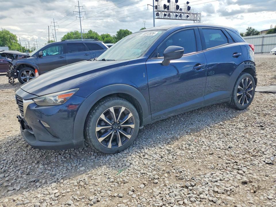 2019 Mazda Cx-3 VIN JM1DKFC75K0405958 COPART salvage auction — REAR END, OH - CERT OF TITLE-SALVAGE, sold $3,250 on 2026-07-07 (photo 1)