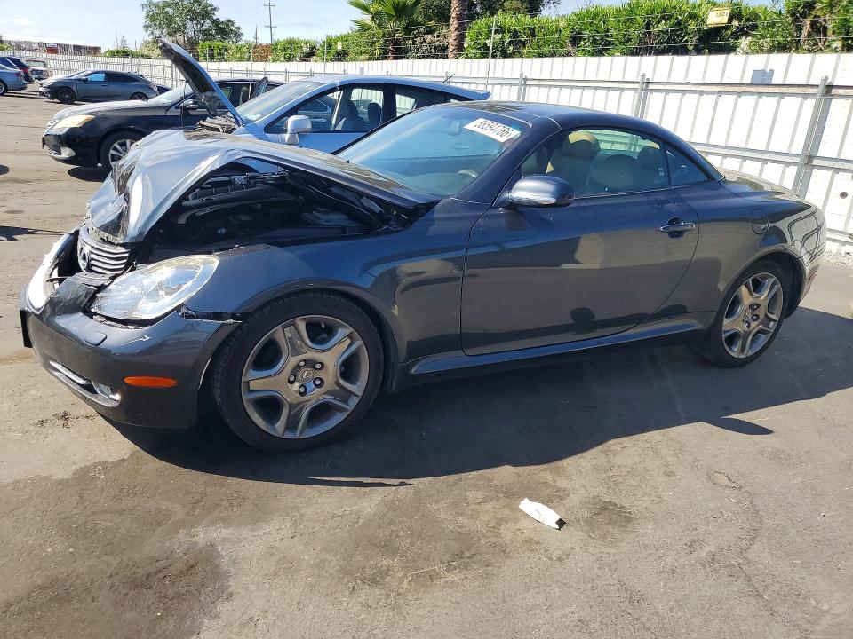 2008 Lexus Sc 430 VIN JTHFN45Y989018178 COPART salvage auction — FRONT END, CA - SALVAGE CERTIFICATE, sold $4,100 on 2026-07-09 (photo 1)