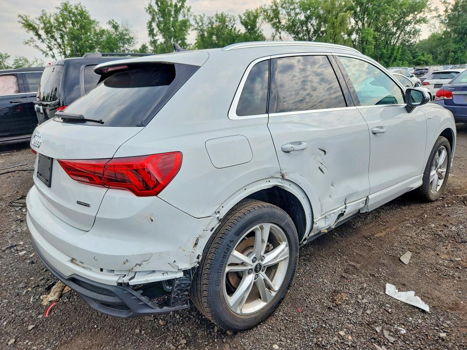 2024 Audi Q3 VIN WA1DECF38R1120121 COPART salvage auction — SIDE, Ny - Cert Of Title-Salvage, sold $12,800 on 2026-08-14 (photo 3)