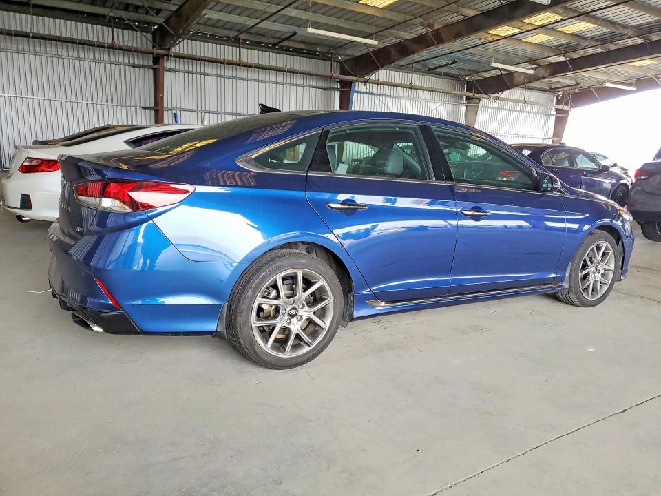 2019 Hyundai Sonata VIN 5NPE34AB0KH805474 COPART salvage auction — FRONT END, Ca - Salvage Certificate, sold $2,050 on 2026-07-02 (photo 3)