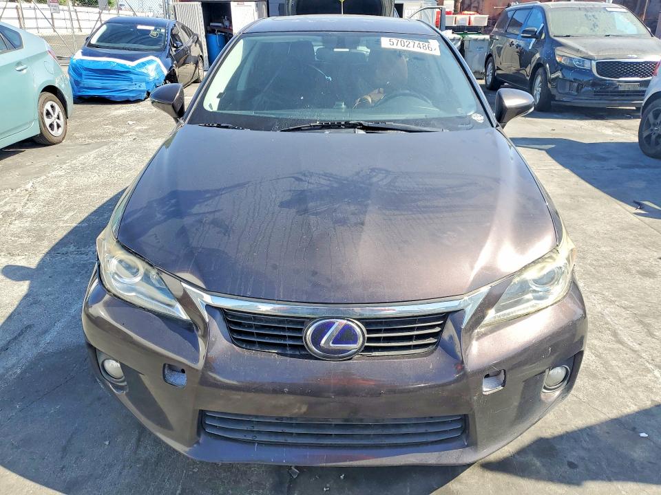 2013 Lexus Ct VIN JTHKD5BH8D2165414 COPART salvage auction — REAR END, Ca - Salvage Certificate, sold $2,050 on 2026-07-02 (photo 5)