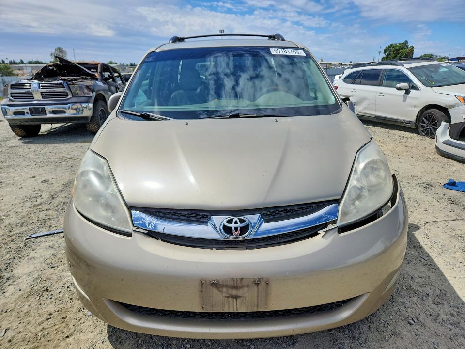 2010 Toyota Sienna VIN 5TDYK4CC8AS295096 COPART salvage auction — FRONT END, Ca - Salvage Certificate, sold $1,500 on 2026-07-14 (photo 5)