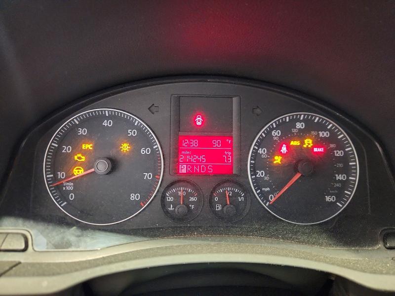 2009 Volkswagen Golf VIN WVWBA71K09W030138 COPART salvage auction — REAR END, Pa - Certificate Of Salvage, sold $400 on 2026-07-02 (photo 9)